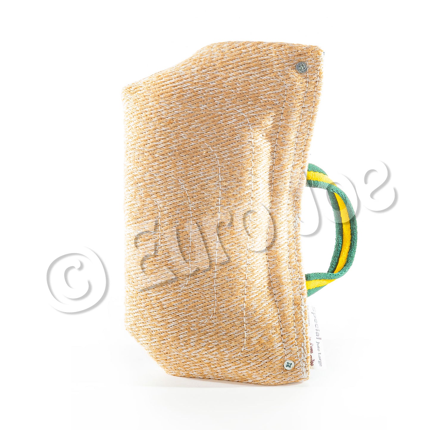 Euro Joe Dog Bite Cushion Wedge, Jute & Nylcot