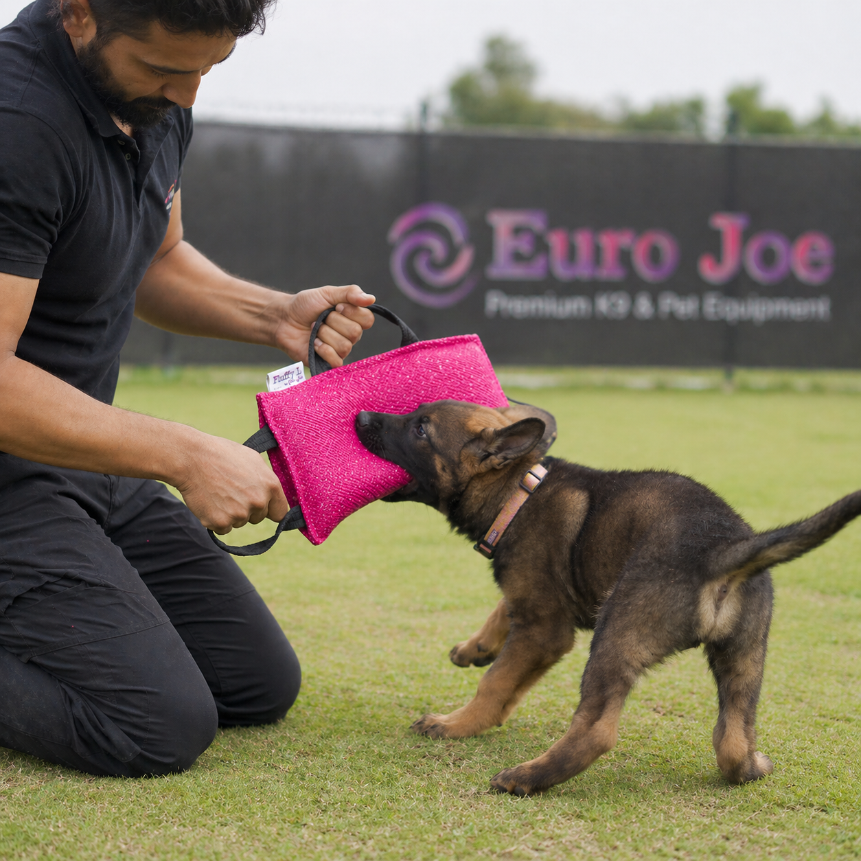 Euro Joe Dog Bite Cushion Pillow (Fluffy)