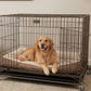 Petarchi Wire Crate with Stand and Wheels