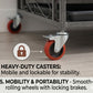 Petarchi Wire Crate with Stand and Wheels