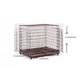 Petarchi Dog Crate with Stand and Wheels