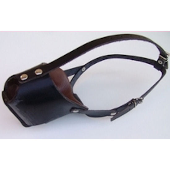 Euro Joe Leather Agitation Muzzle